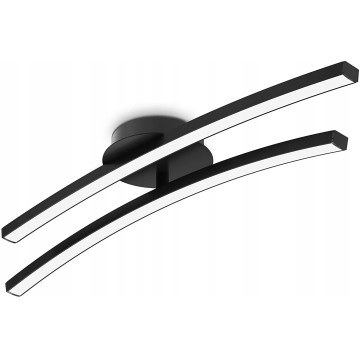 Plafonnier LED 2xLED/6W/230V 3000K noir