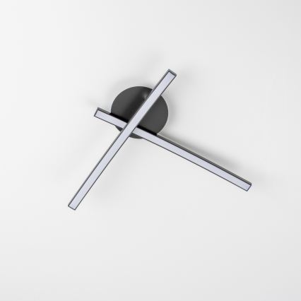 Plafonnier LED 2xLED/6W/230V noir