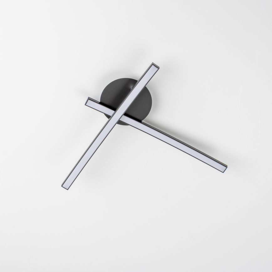 Plafonnier LED 2xLED/6W/230V noir