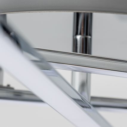 Plafonnier LED 3 x 3 W, 230 V, chrome brillant