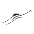 Plafonnier LED 3 × 6 W, 230 V, 2700 K — noir