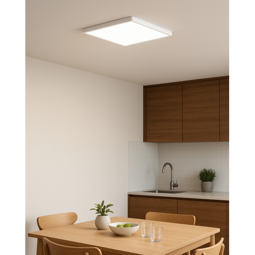 Plafonnier LED 32W/230V 3000/4000/6500K 40x40 cm blanc