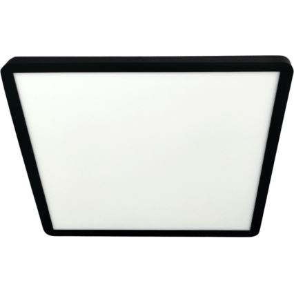 Plafonnier LED/32W/230V 3000/4000/6500K 40x40 cm noir