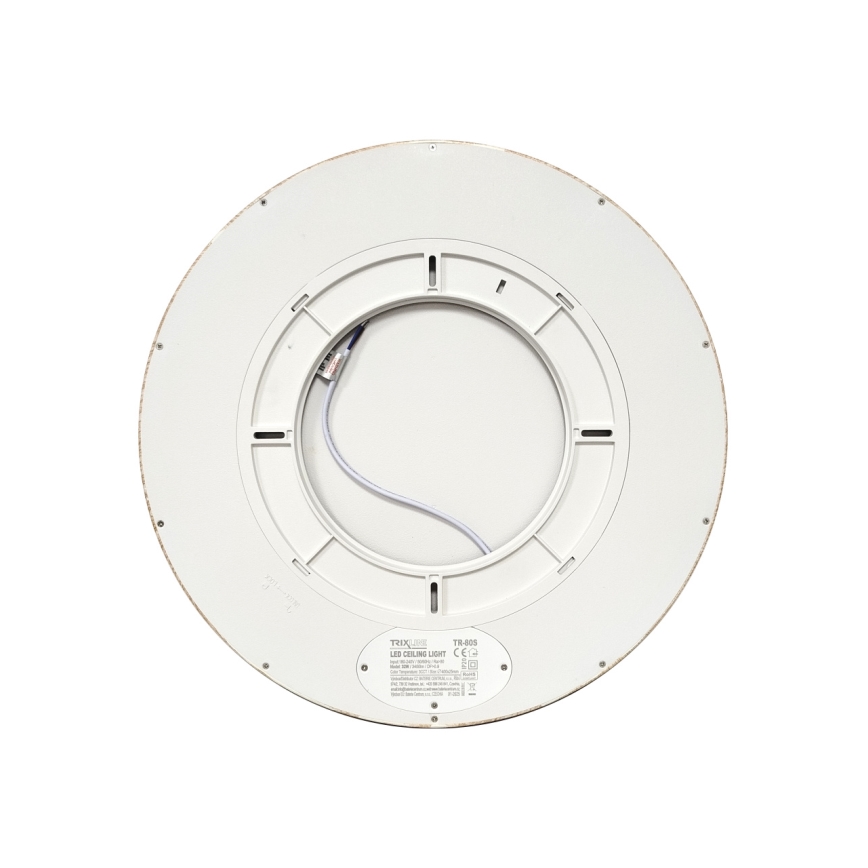 Plafonnier LED/32W/230V 3000/4000/6500K Ø 40 cm beige