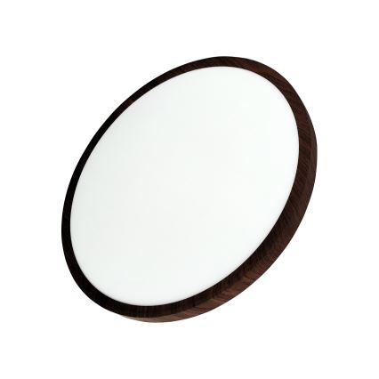 Plafonnier LED/32W/230V 3000/4000/6500K Ø 40 cm marron