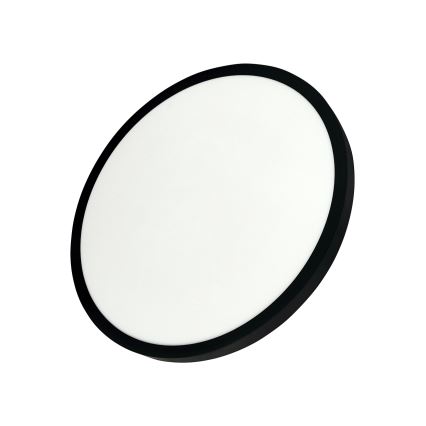 Plafonnier LED 32W/230V, 3000/4000/6500K, Ø 40 cm, noir