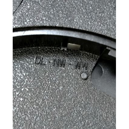 Plafonnier LED 32W/230V, 3000/4000/6500K, Ø 40 cm, noir