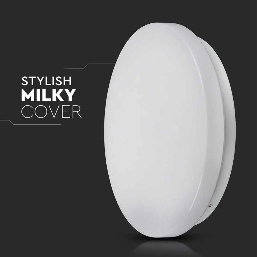 Plafonnier LED/36W/230V d. 48 cm 3000/4000/6400K couleur laiteuse