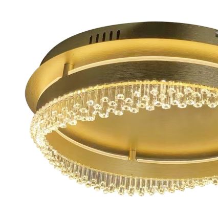 Plafonnier LED / 36W / 230V Ø 43 cm doré