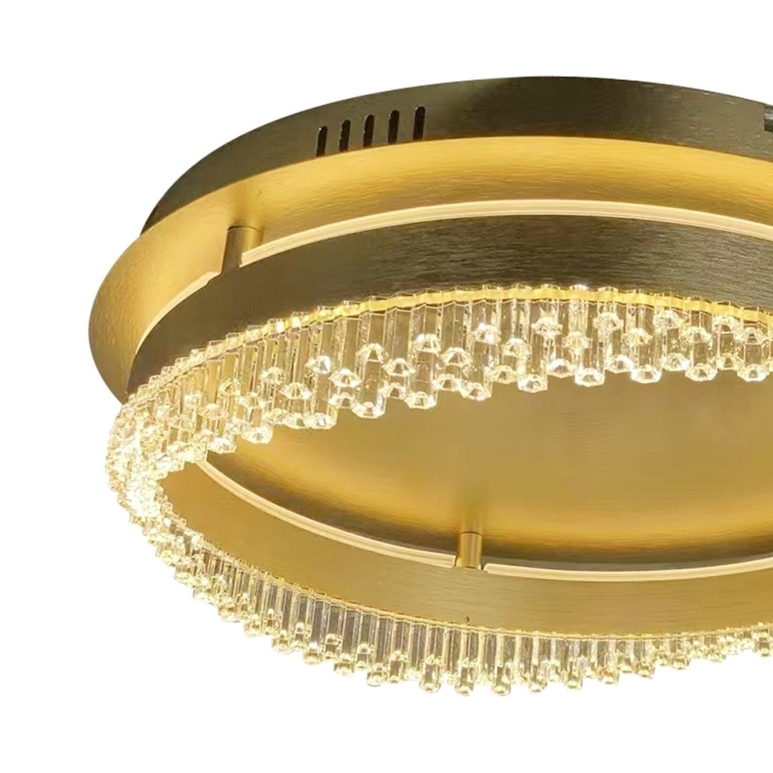 Plafonnier LED / 36W / 230V Ø 43 cm doré