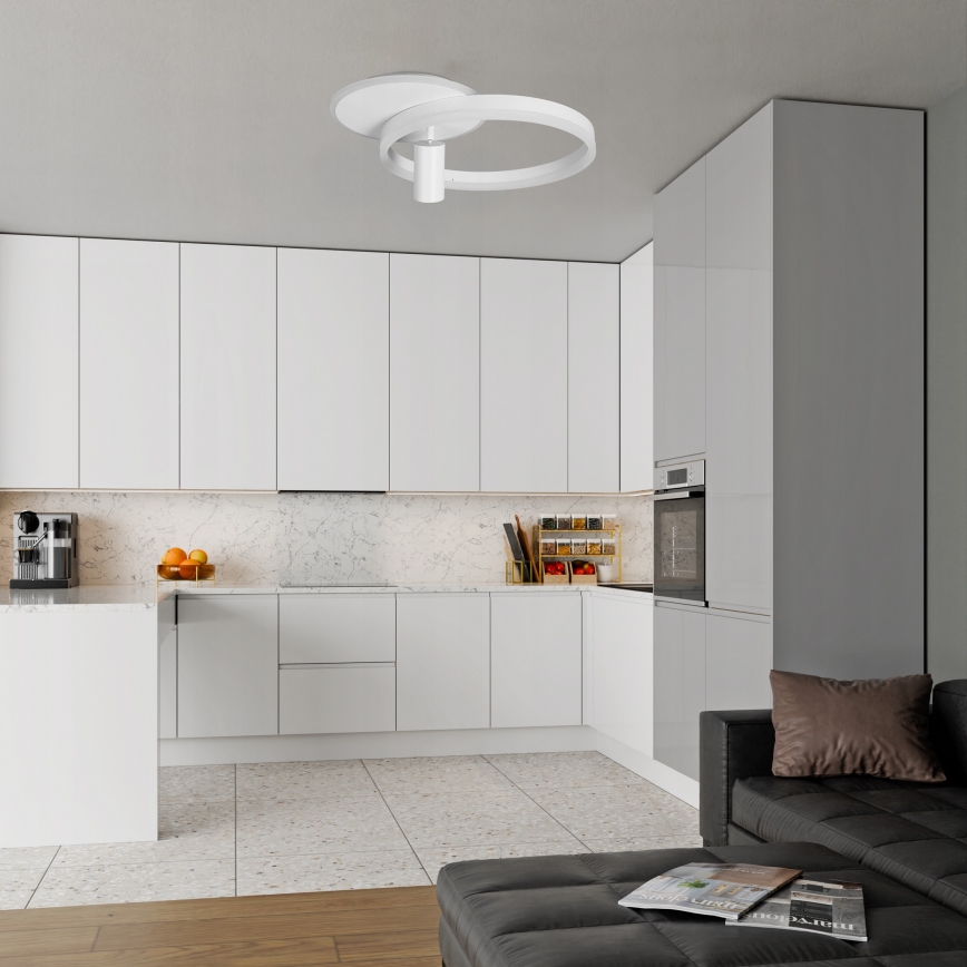 Plafonnier LED/38W/230V + 1xGU10/30W, blanc