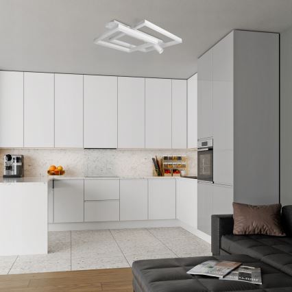 Plafonnier LED/38W/230V + 1xGU10/30W blanc