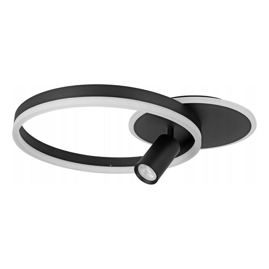 Plafonnier LED/38W/230V + 1xGU10/30W noir