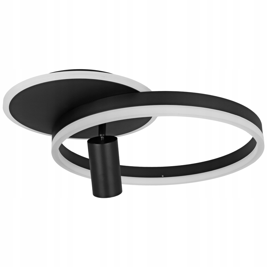 Plafonnier LED/38W/230V + 1xGU10/30W noir