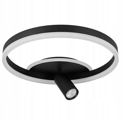 Plafonnier LED/38W/230V + 1xGU10/30W noir