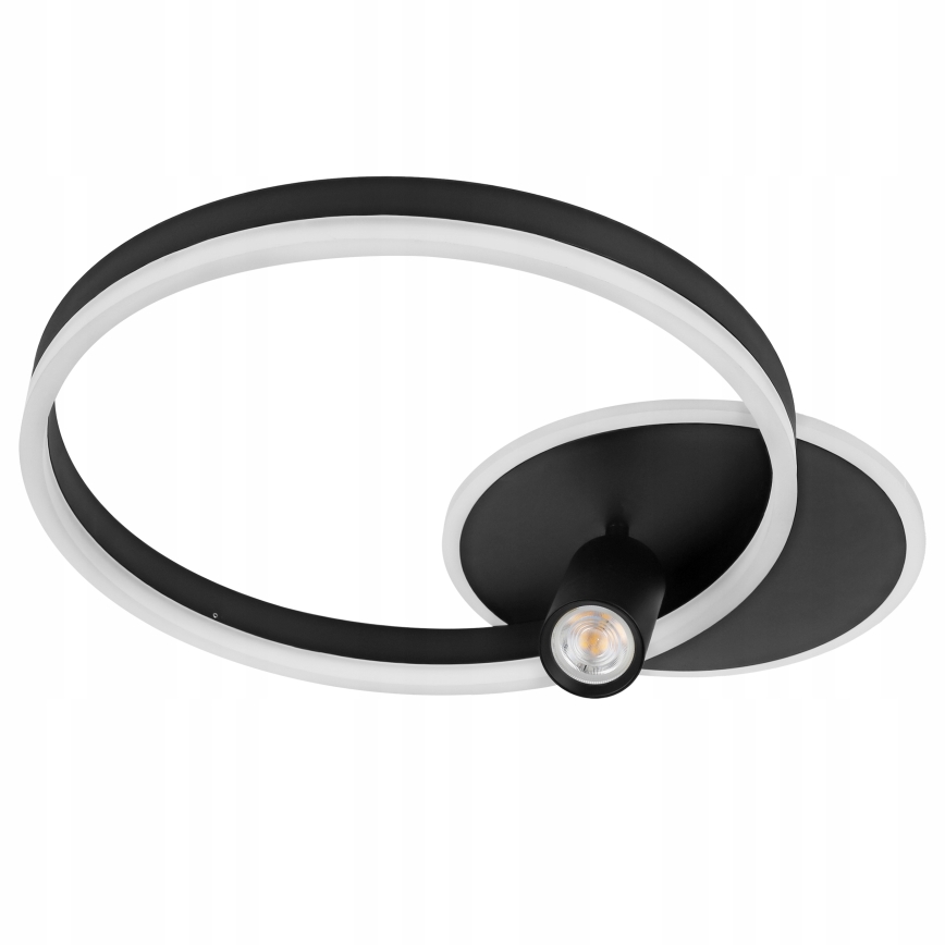 Plafonnier LED/38W/230V + 1xGU10/30W noir