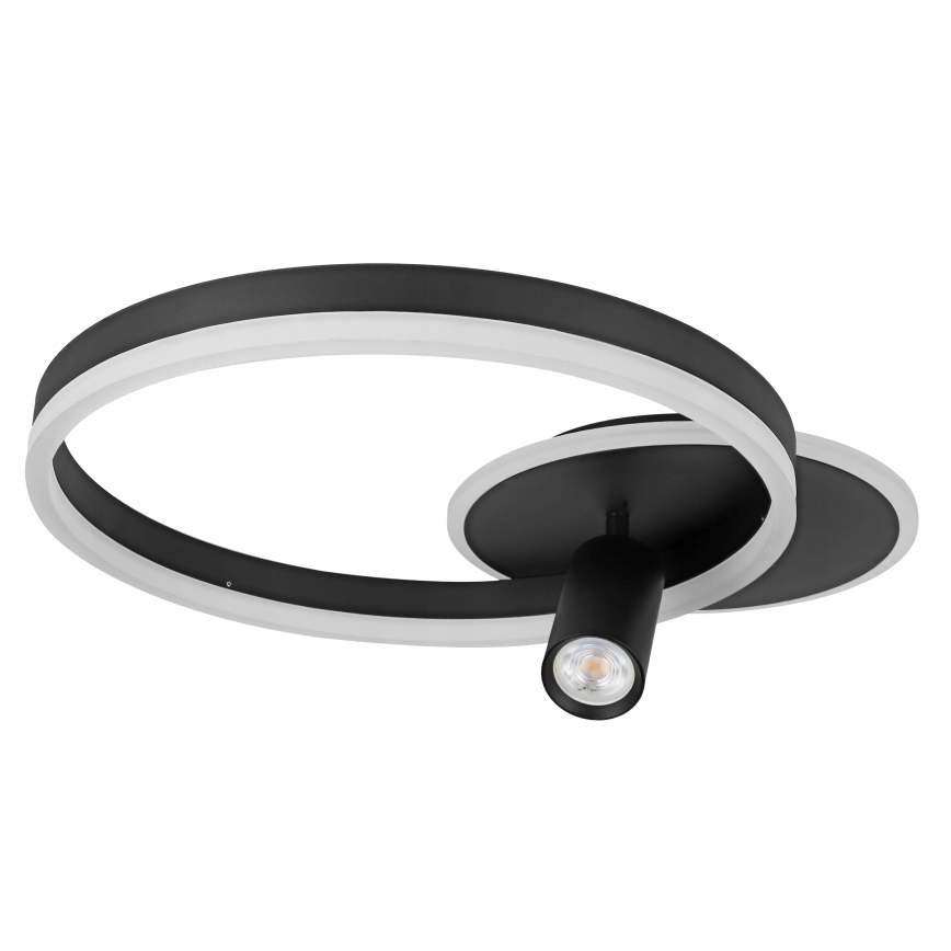 Plafonnier LED/38W/230V + 1xGU10/30W noir