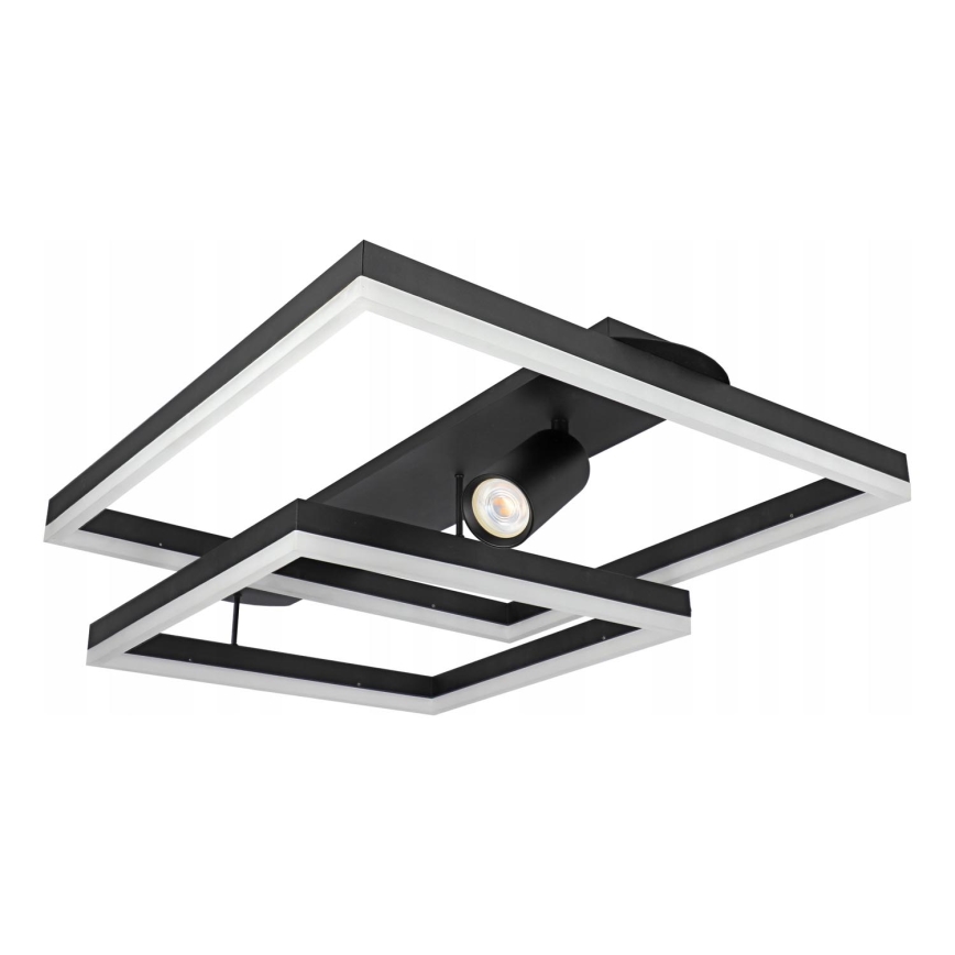 Plafonnier LED/38W/230V + 1xGU10/30W noir