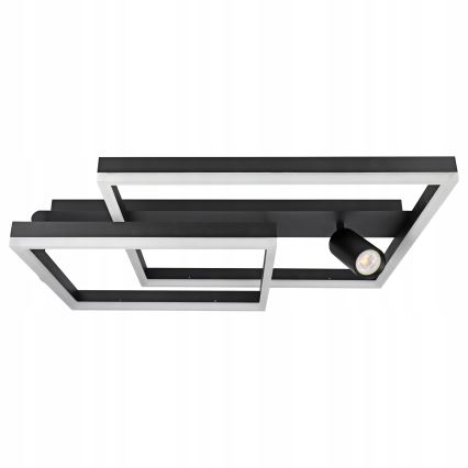 Plafonnier LED/38W/230V + 1xGU10/30W noir