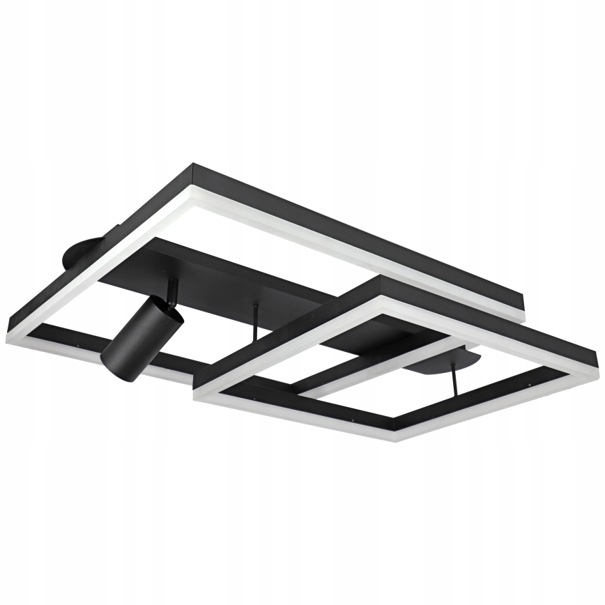Plafonnier LED/38W/230V + 1xGU10/30W noir