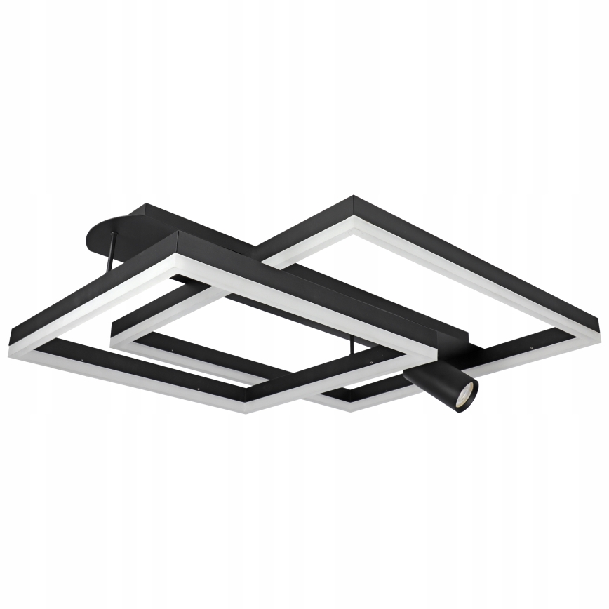 Plafonnier LED/38W/230V + 1xGU10/30W noir