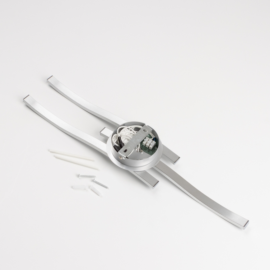 Plafonnier LED 3xLED/6W/230V 3000K argenté