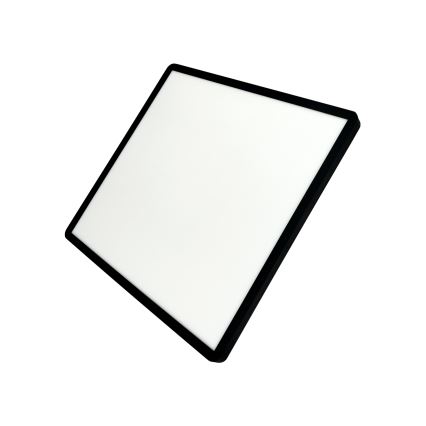 Plafonnier LED 40W/230V 3000/4000/6500K 50x50 cm noir