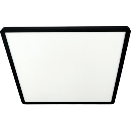 Plafonnier LED 40W/230V 3000/4000/6500K 50x50 cm noir