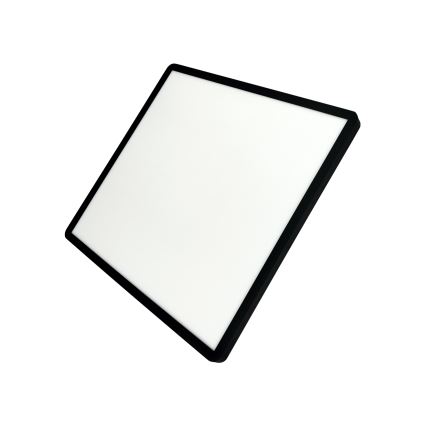 Plafonnier LED 40W/230V 3000/4000/6500K 50x50 cm noir