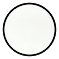 Plafonnier LED/40W/230V 3000/4000/6500K Ø 50 cm noir