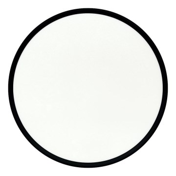 Plafonnier LED/40W/230V 3000/4000/6500K Ø 50 cm noir