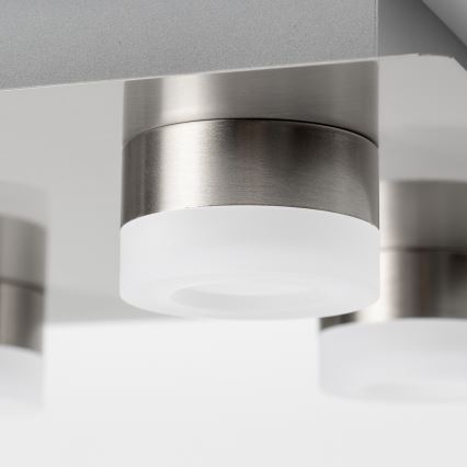 Plafonnier LED 4xLED/4W/230V chrome mat