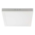 Plafonnier LED/6W/230V 3000K 12x12 cm blanc