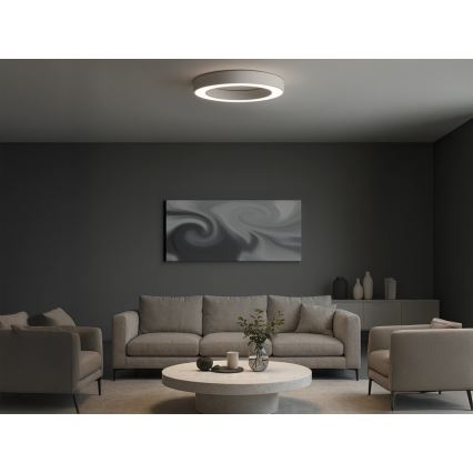 Plafonnier LED/80W/230V 3000/4000/6500K Ø 80 cm blanc