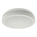 Plafonnier LED à détecteur de mouvement — 20 W, 230 V, 3000/4000/6500 K, Ø 230 cm, IP54, gris