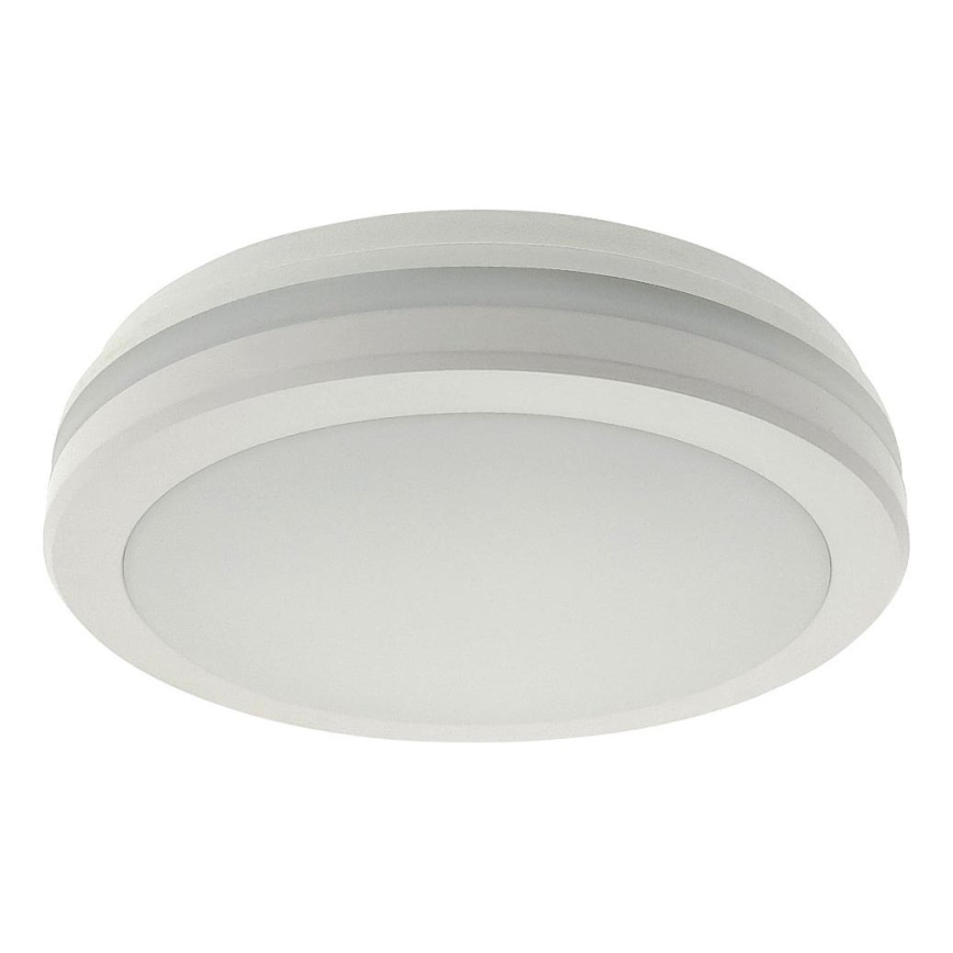 Plafonnier LED à détecteur de mouvement — 20 W, 230 V, 3000/4000/6500 K, Ø 230 cm, IP54, gris