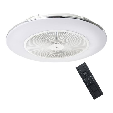 Plafonnier LED à intensité variable avec un ventilateur ARIA LED/38W/230V 3000-6000K blanc + télécommande