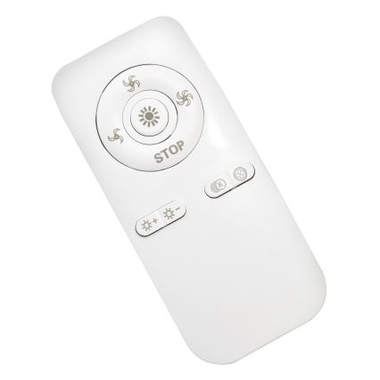 Plafonnier LED à intensité variable avec ventilateur ZONDA LED/65W/230V 3000-6500K noir + télécommande