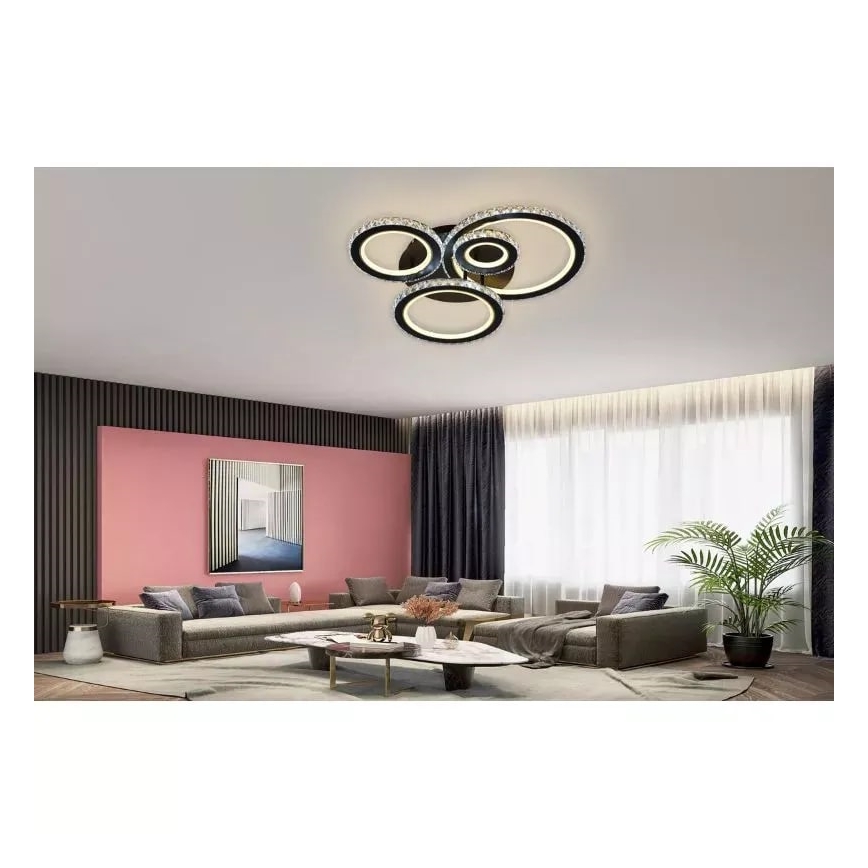 Plafonnier LED à intensité variable LED/120W/230V 3000-6500K + télécommande