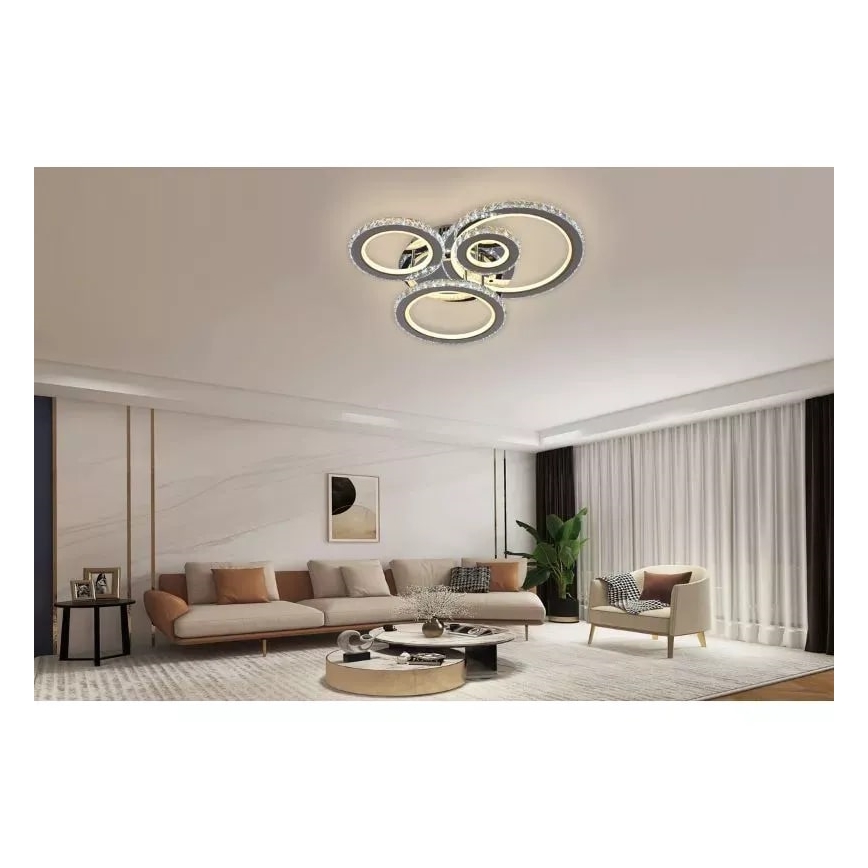 Plafonnier LED à intensité variable LED/120W/230V 3000-6500K + télécommande