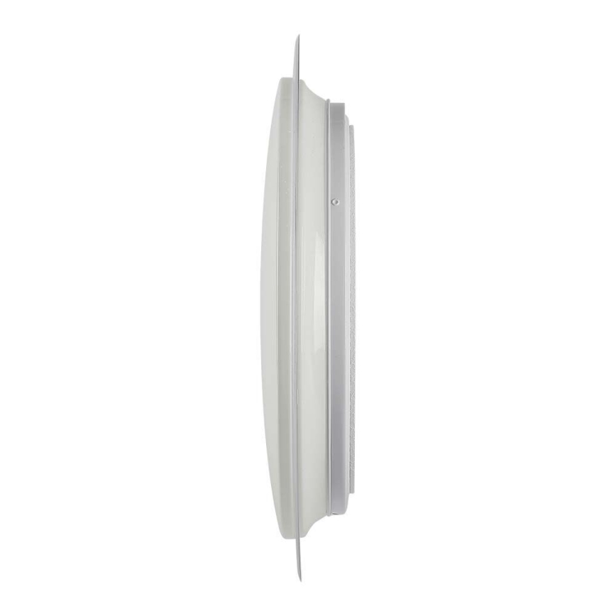 Plafonnier encastré à intensité variable de style lune de 35 cm, couleur  variable 3000K/4000K/6000K par interrupteur mural, plafonnier moderne LED  24W