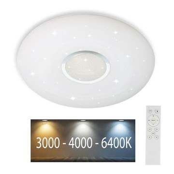 Plafonnier LED à intensité variable LED/40W/230V 3000K/4000K/6500K + télécommande