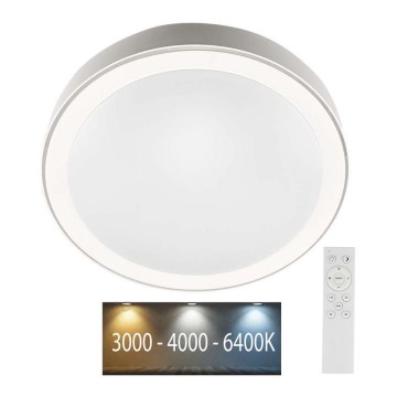 Plafonnier LED à intensité variable LED/40W/230V 3000K/4000K/6500K + télécommande