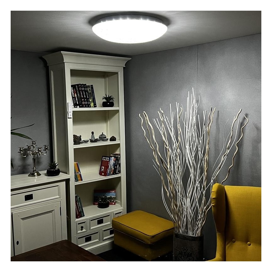 Plafonnier LED à intensité variable LED/48W/230V 2700-6500K Wi-Fi Tuya + télécommande
