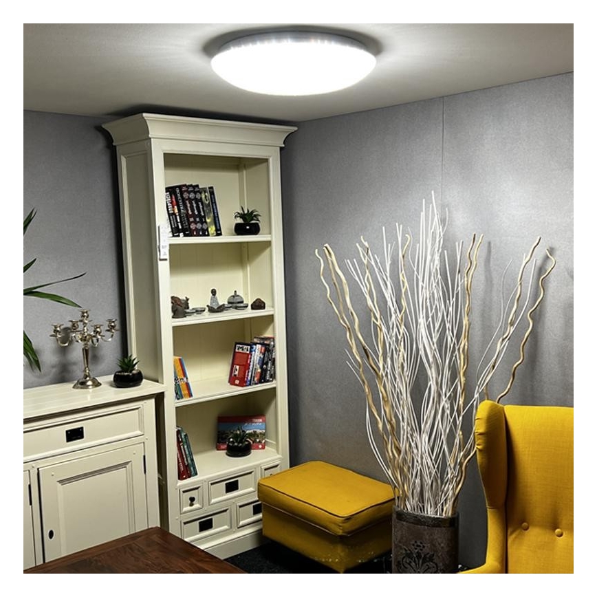 Plafonnier LED à intensité variable LED/48W/230V 2700-6500K Wi-Fi Tuya + télécommande
