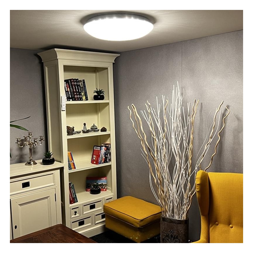 Plafonnier LED à intensité variable LED/48W/230V 2700-6500K Wi-Fi Tuya + télécommande