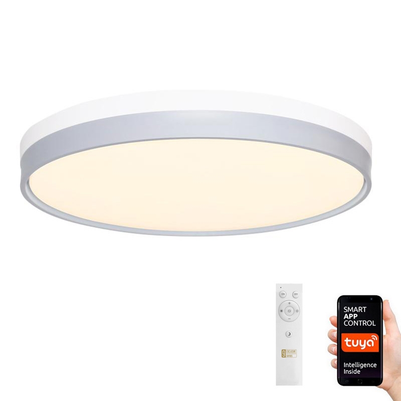 Plafonnier LED à intensité variable LED/48W/230V 2700-6500K Wi-Fi Tuya + télécommande