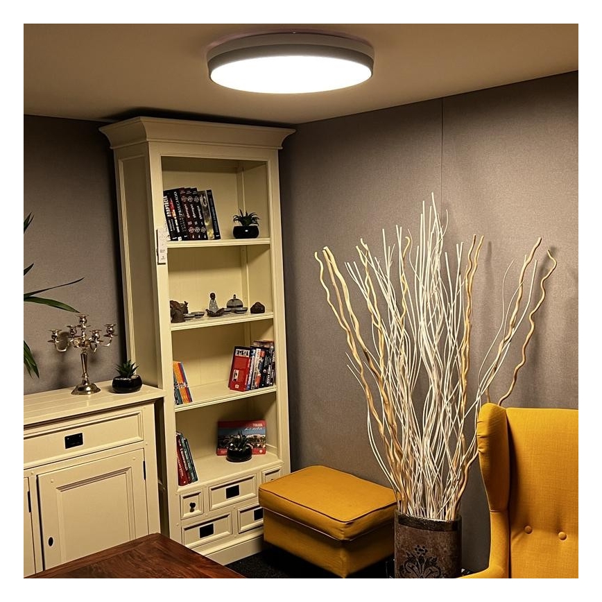 Plafonnier LED à intensité variable LED/48W/230V 2700-6500K Wi-Fi Tuya + télécommande