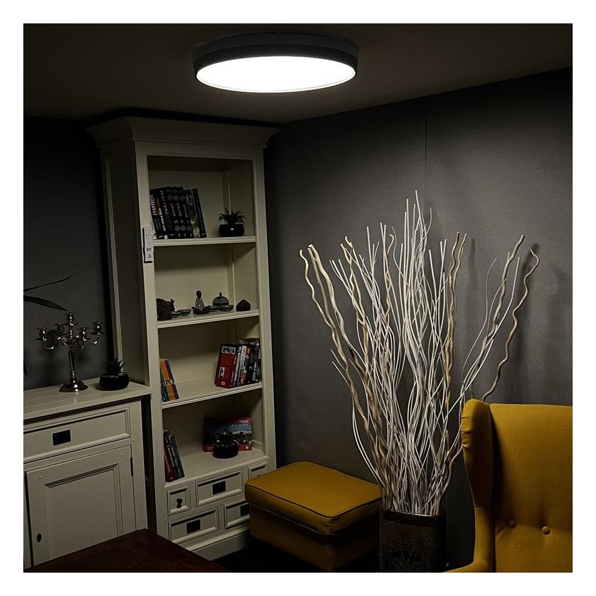 Plafonnier LED à intensité variable LED/48W/230V 2700-6500K Wi-Fi Tuya + télécommande