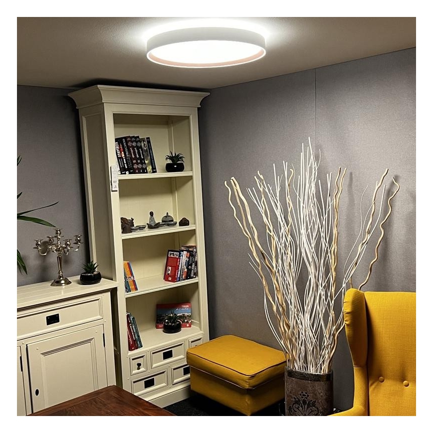 Plafonnier LED à intensité variable LED/48W/230V 2700-6500K Wi-Fi Tuya + télécommande